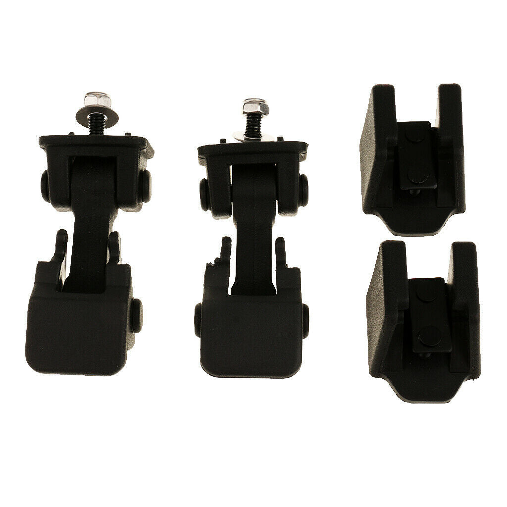 Pair Metal Locking Hood Lock Catch Latch Kit For Jeep Wrangler TJ 1997-2007