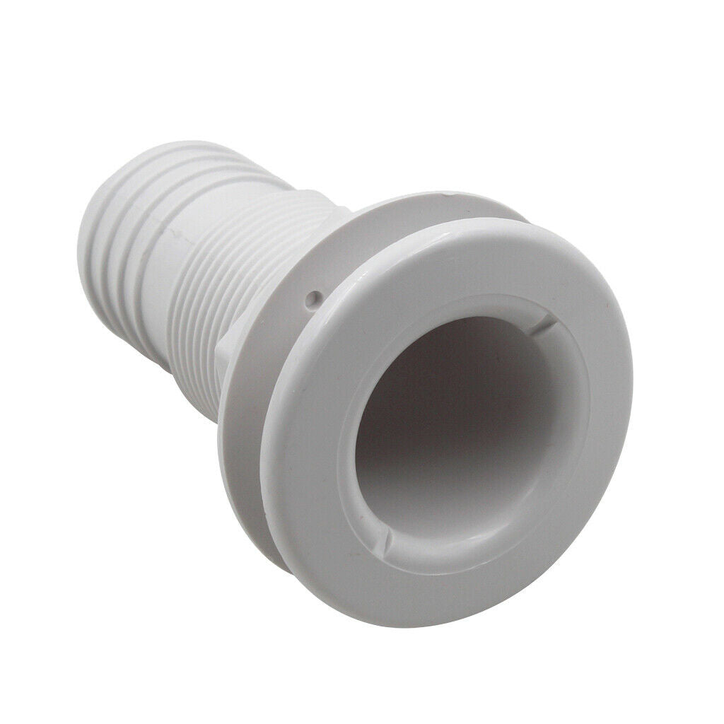 Through Hull Fitting 44mm Hose Barb 1-1/2 inch for Marine Sailing Boats-
