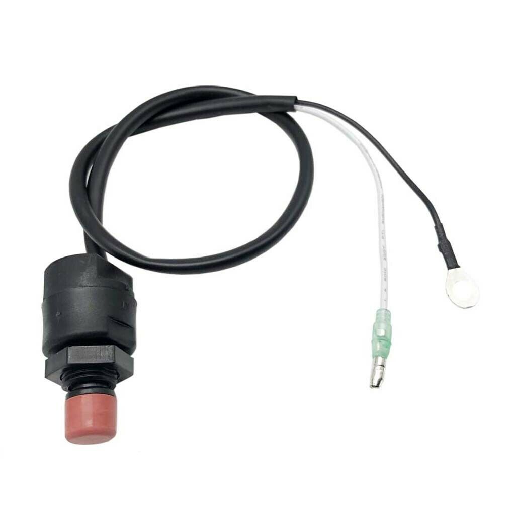 2 Pieces Boat Motor Kill Stop Switch & Safety Tether Lanyard for Yamaha