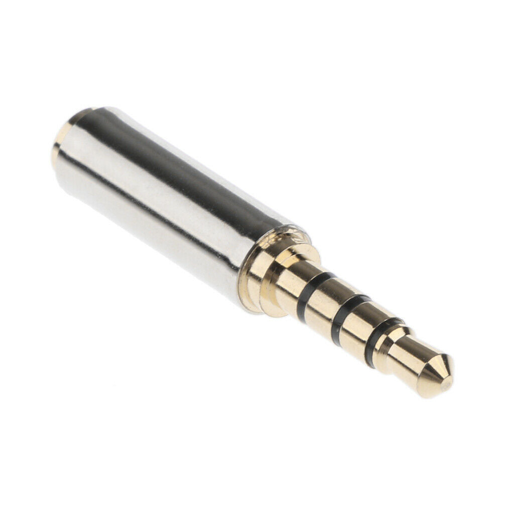 4-Pole 3.5mm Male to 2.5mm Female Headset Audio Adapter Cable Extender Stereo
