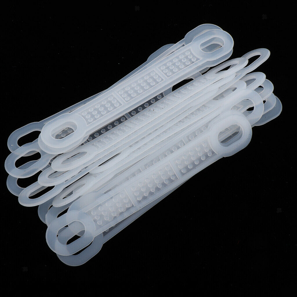 100 Pack Practical Anti-Slip Hanger Grips Clothing Hanger Shoulder Strips