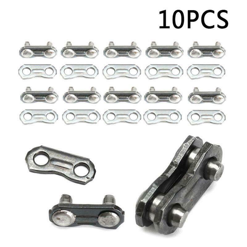 10 Sets Stainless Steel Chainsaw Chain Joiner Link Fit for JOINING 325 058 Chain