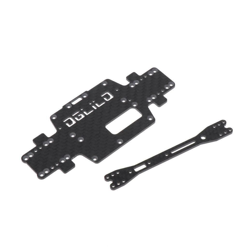 Carbon Fiber 1/28 RC Car Chassis Kit for Wltoys P939 K989 K999 Upgrade Parts