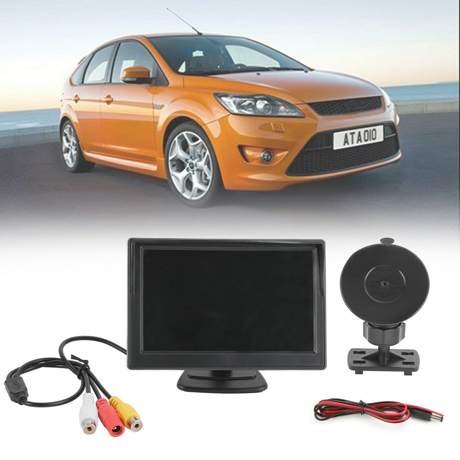5 Inch HD Screen Monitor for Car Rear view Reverse Backup Parking Camera CA