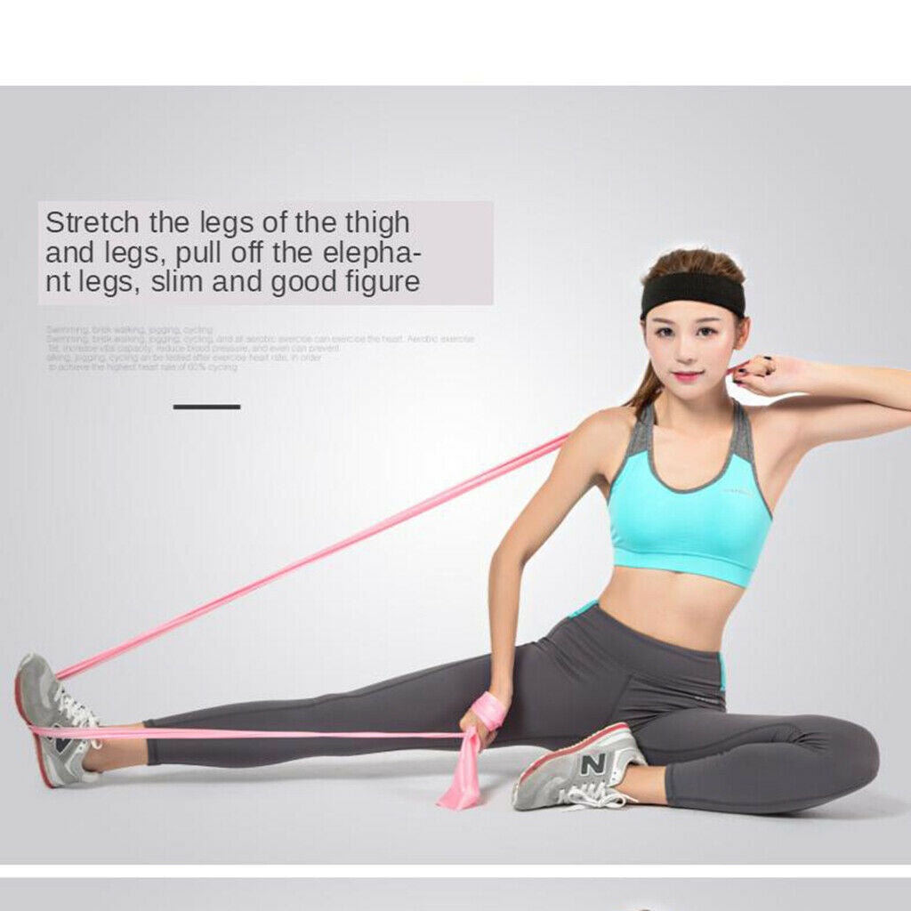 12 Pieces Exercise Bands Set Ankle Straps Workout Bands Fitness Training Tubes