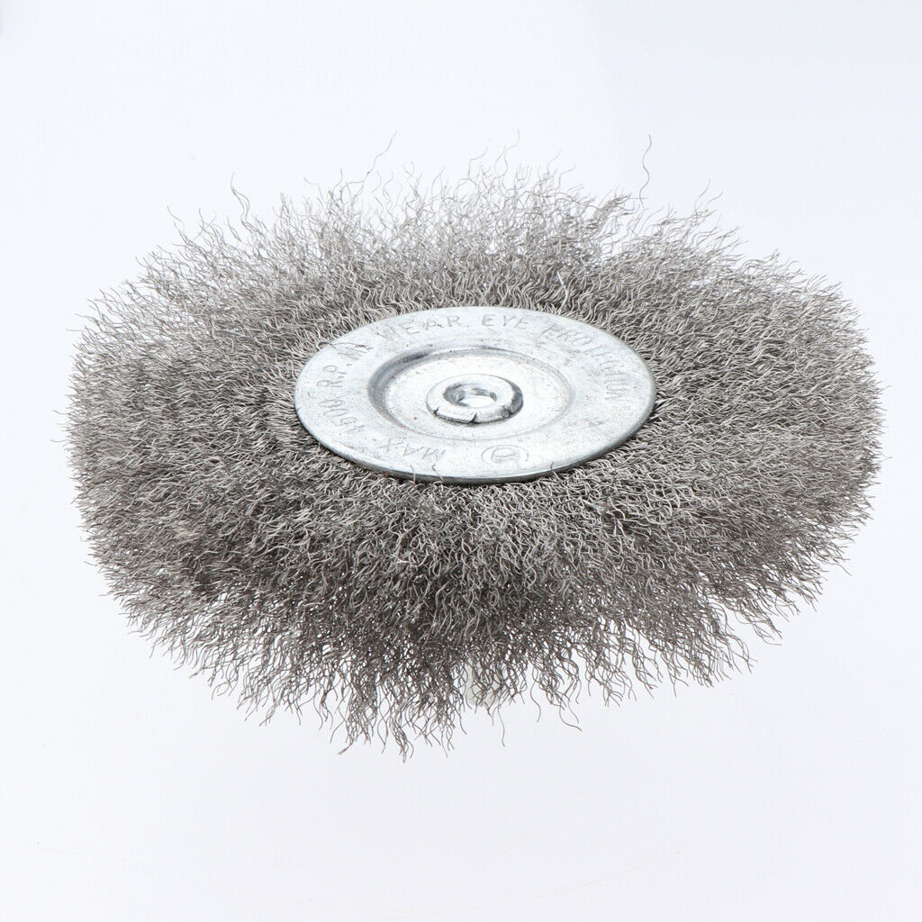 2Pcs Wire Wheel Brush For Metal Derusting Wood Grinding Polishing Excellent for