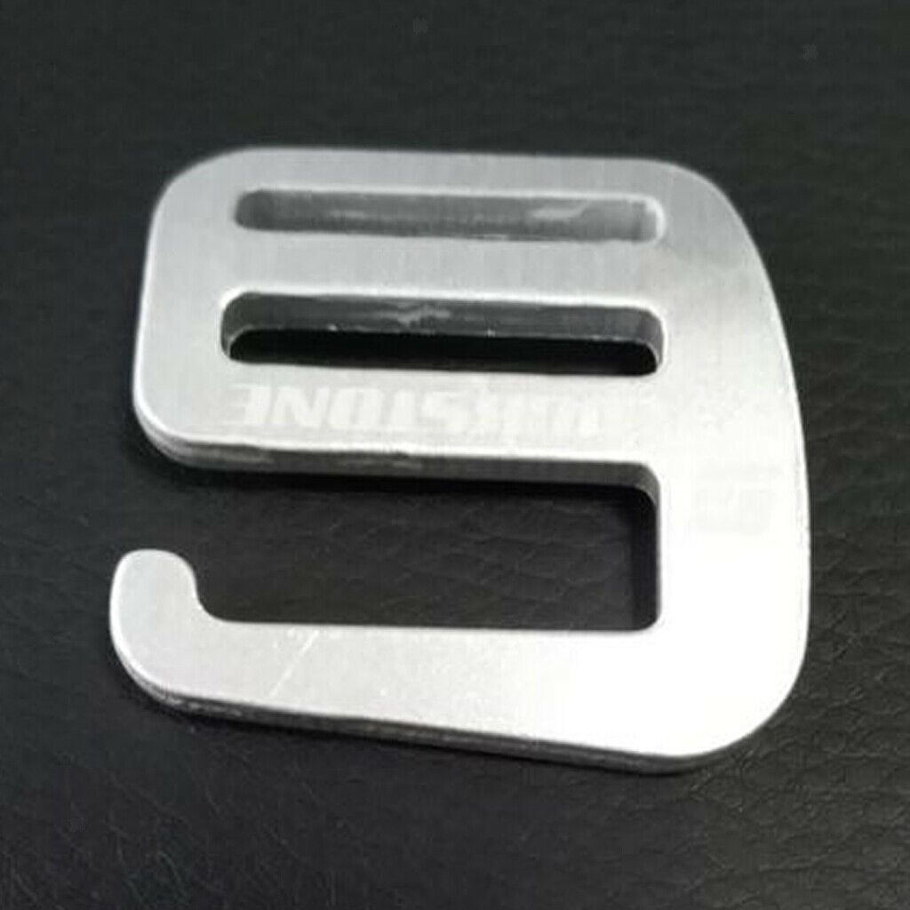2 Pieces 25mm/1in Strong Metal G Hook Webbing Buckle for Backpack Straps Webbing