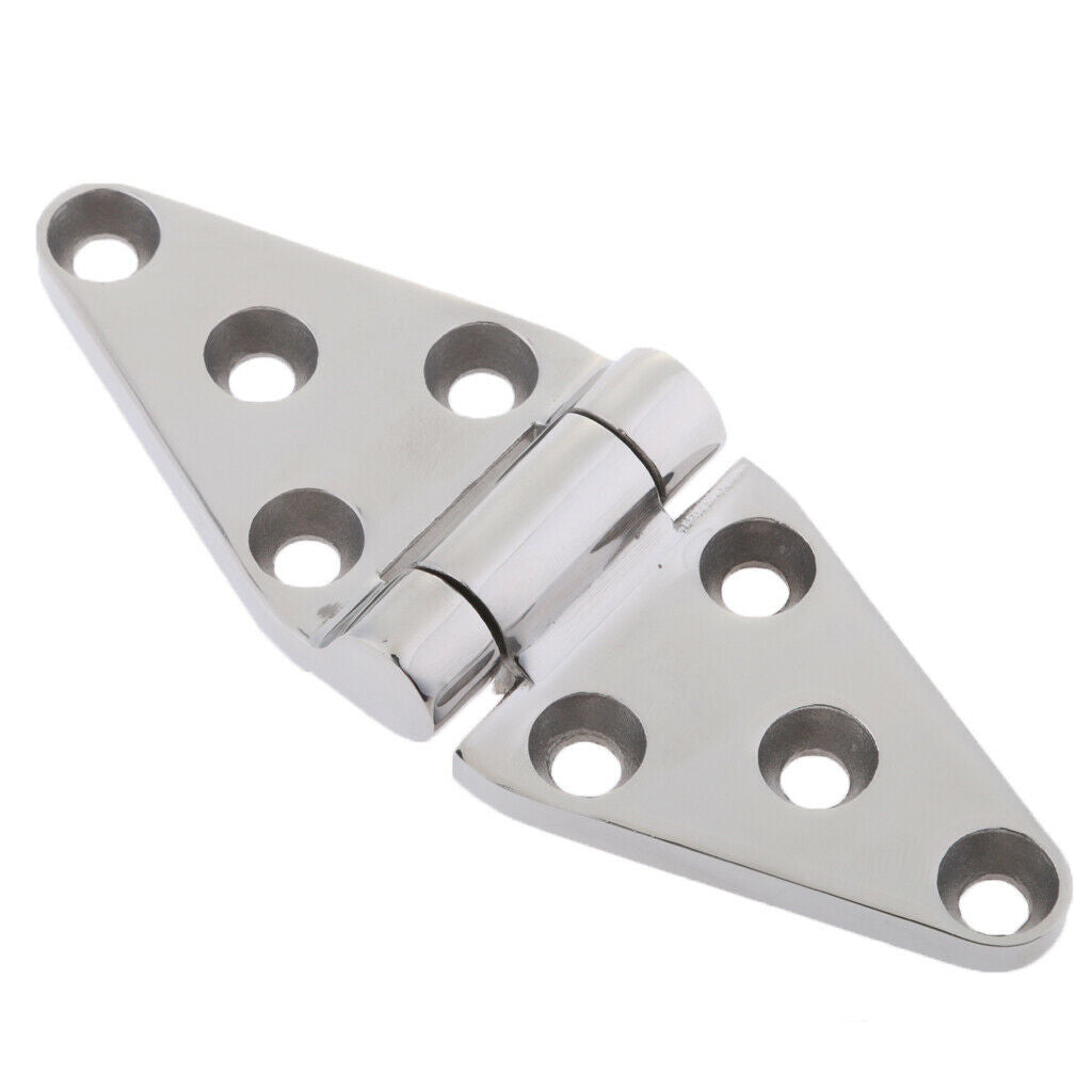 304 Stainless Steel Polished Flush Door Hinge for Boat Marine Home