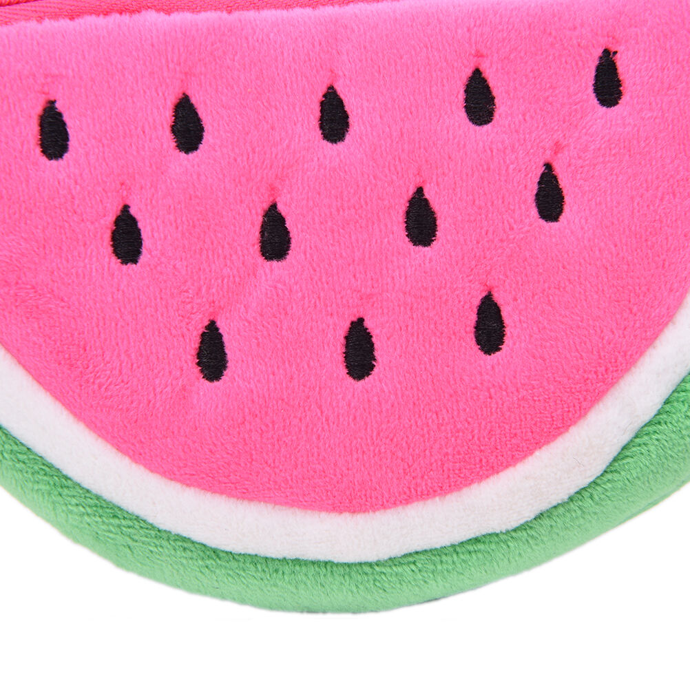 Watermelon Plush Stationery Pencil case Pen Purse Bag Lovely Cosmetic Bag Pin DD
