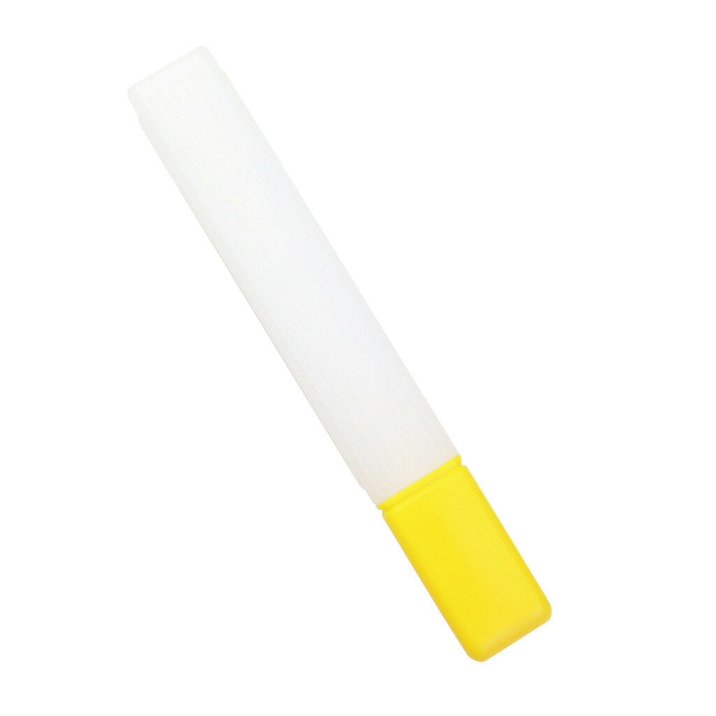 41cm Plastic Knitting Needles Storage Case Crochet Hook Holder Bottle Yellow