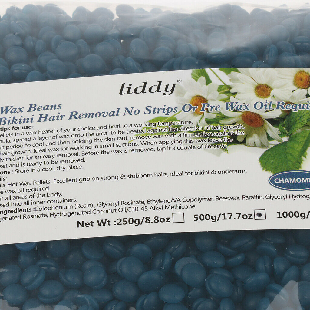 Wax Beans Hair Removal Face Leg Depilatory Hard Wax Pellets 500g  Chamomile