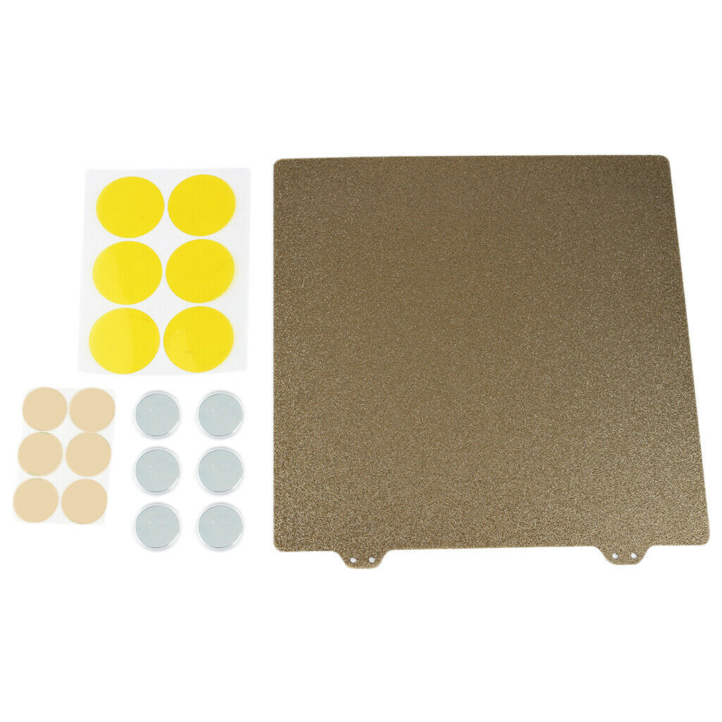 Heat Bed Platform Build Surface Plate+6x Magnetic Blocks for Ender 3 3S 3Pro