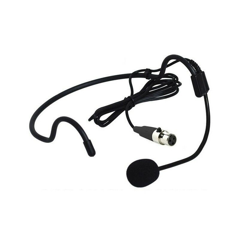 Headworn Mic Headset Microphone TA3F ,for AKG Samson Mic Bodypack Unidirectional