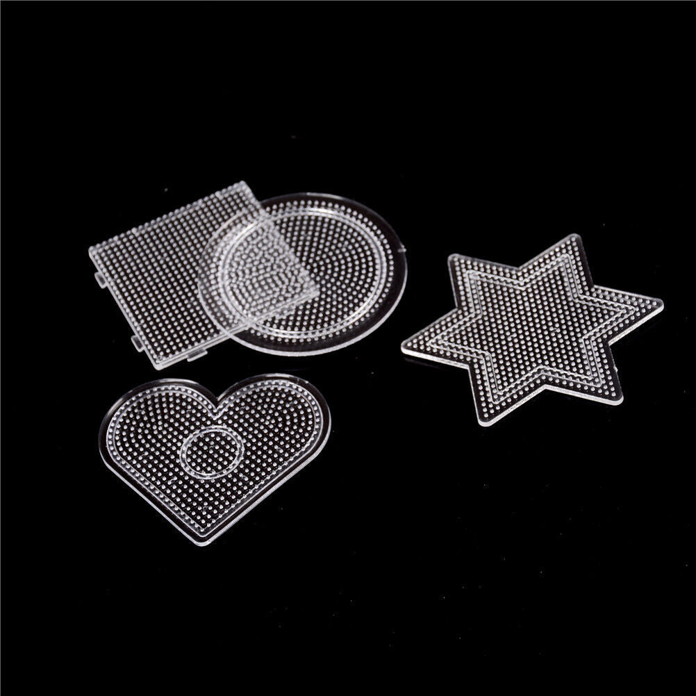 1 lot Square Round Star Heart Perler Hama Beads Peg Board Pegboard for 2.6mDEAU