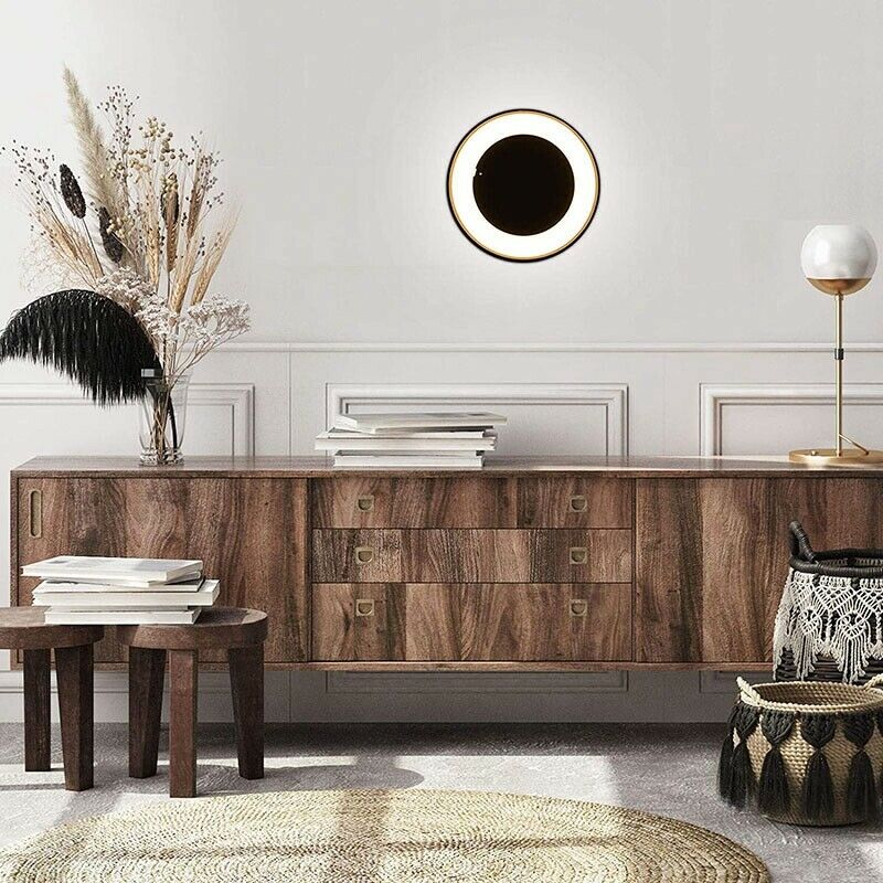 LED Wall Sconce Light Fixture Lamp 12W Warm White 3000K Indoor Wall Lamp forM1V1