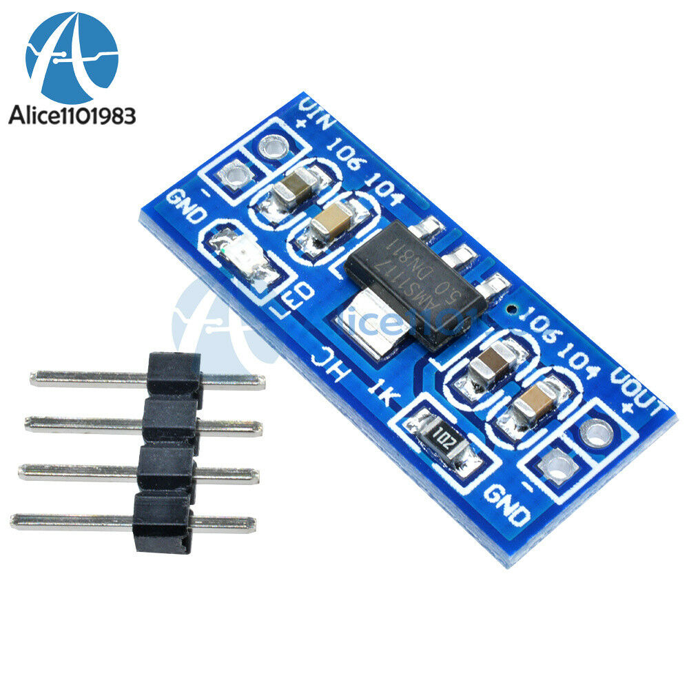 10PCS 6.0V-12V to 5V AMS1117-5.0V Power Supply Module AMS1117-5.0