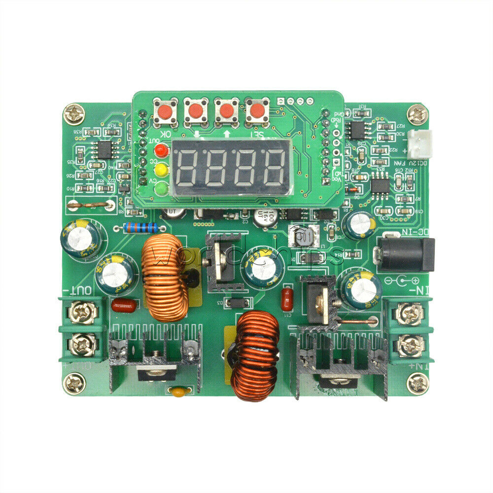 High Power DC-DC Boost Buck Step-up Step-down Module 38V 6A Solar Charging