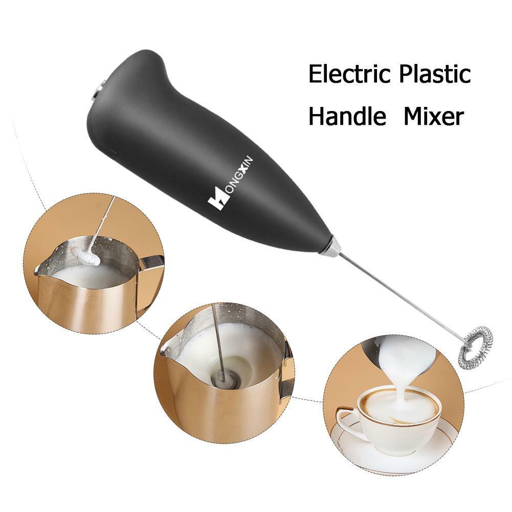Electric Plastic Handle Egg Beater Egg Milk Frother Kitchen Foamer Mixer Tool