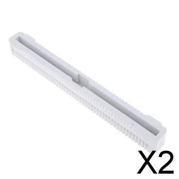 2X 10.5 Inch Surfing Standard Center Fin Box For Longboard Surfboard White