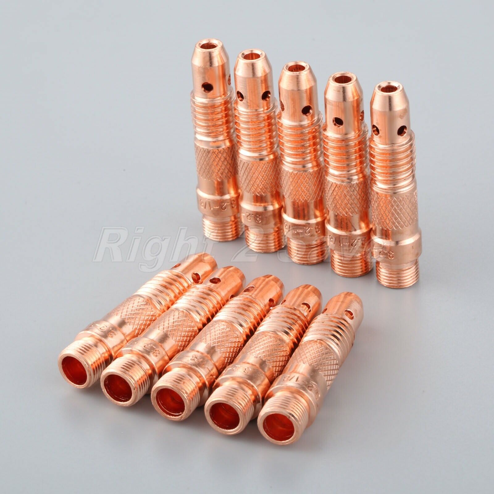 10N28 TIG Collet Bodies For Torch 17/18/26 Plasma Cutting Consumable Parts 10pcs