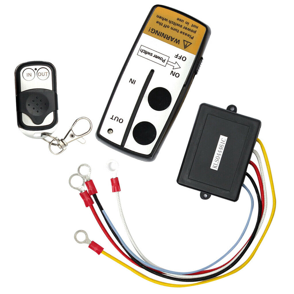 12V 50ft Wireless Remote Control Kit Towing Products Winches Compatible with