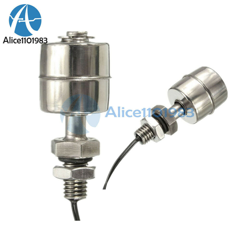 2PCS 45mmMINI Indicator Vertical Water Level Sensor Stainless Steel Float Switch