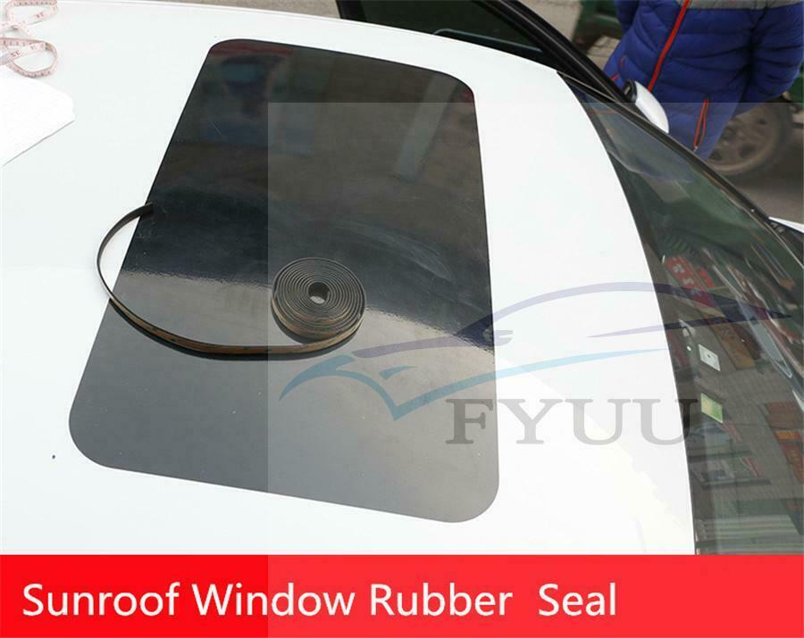 2x5M Car Window Sealant Rubber Sunroof Triangular Window Sealed Strips Seal Trim