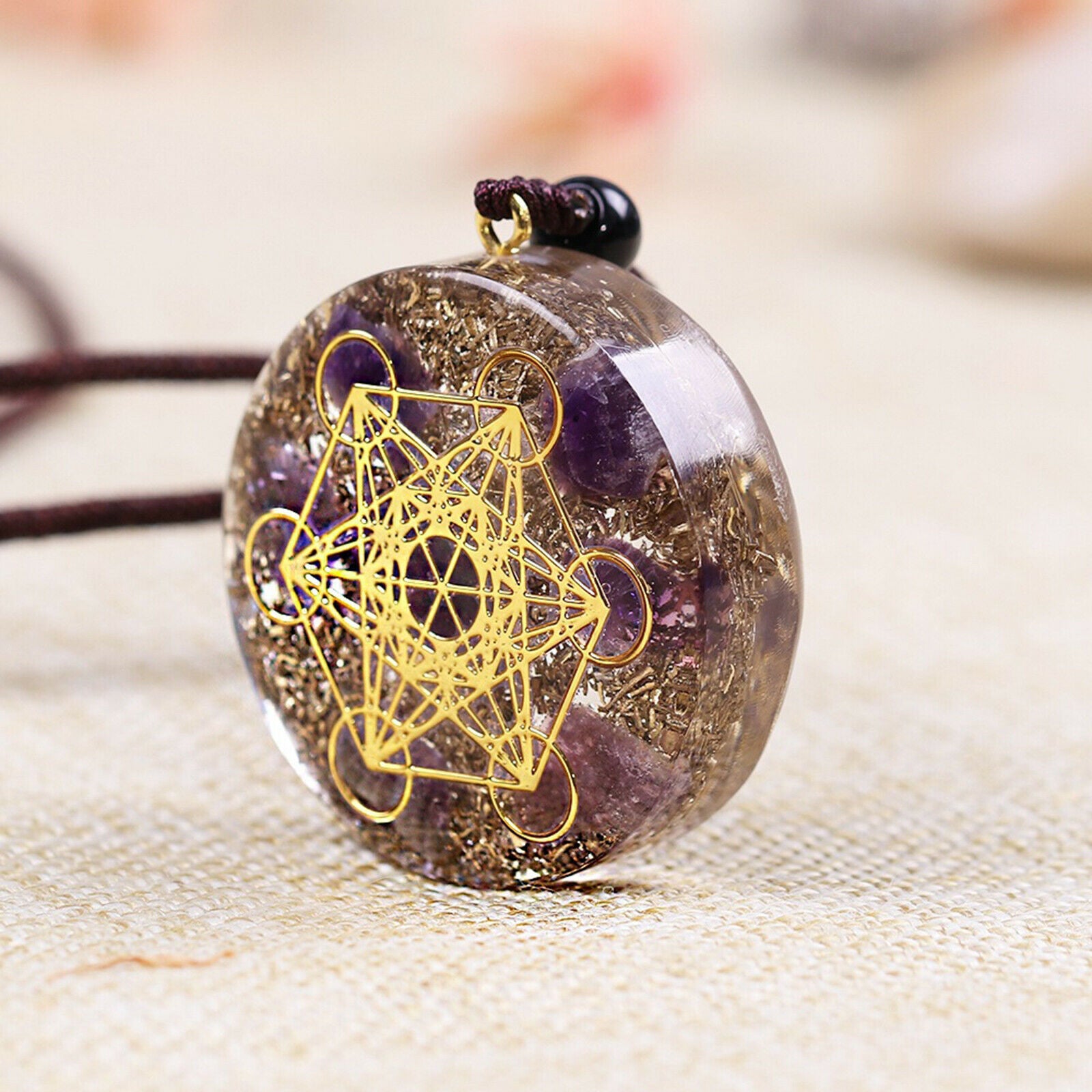 Fashion Natural Energy Pendant Amulet Meditation Tool Brings Good Luck