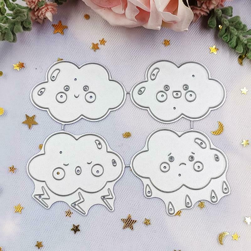 Clouds Metal Cutting Dies Stencil Scrapbooking DIY Album Stamp Paper Card Mold