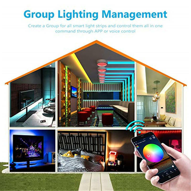 For 3528 5050 RGB Light Strip Smart RGB Bluetooth USB Remote Controller 2020