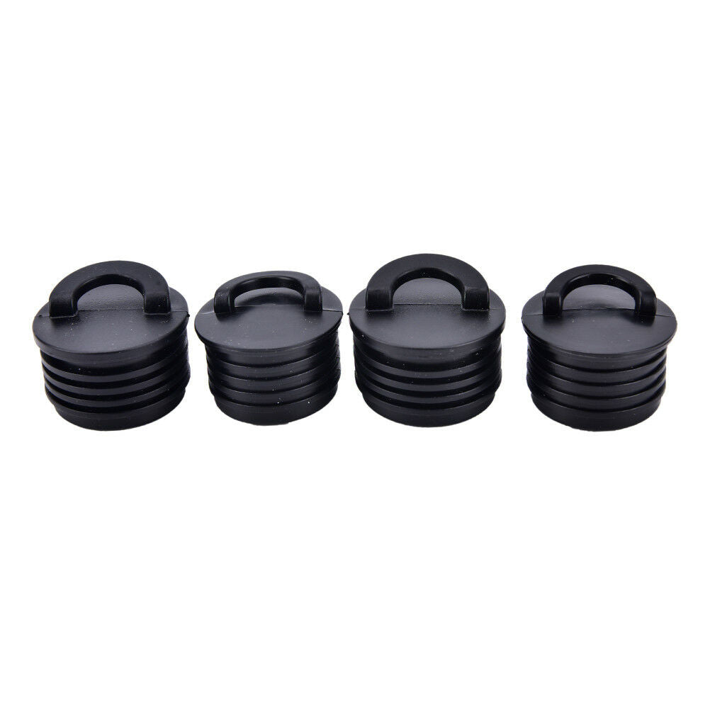 4Pcs durable rubber kayak marine boat scupper stopper drain holes plugs Be.l8