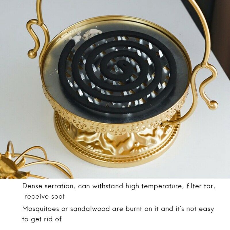 1Pcs Retro Mosquito Coil Incense Burner Fireproof Hanging Mosquito-RepellentQ5F4