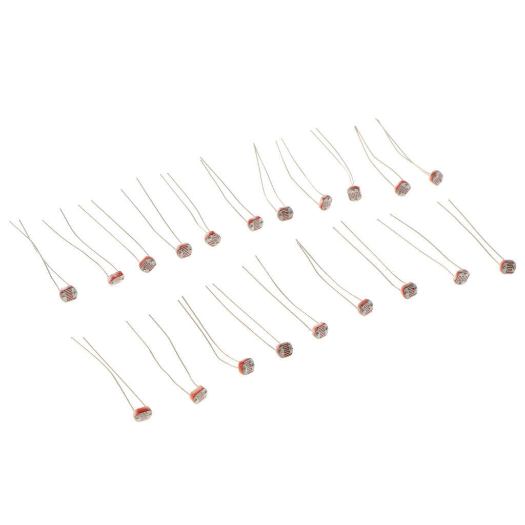 20PCS Photoresistor GL5537 5537 LDR Photo Resistors Light-Dependent Resistors