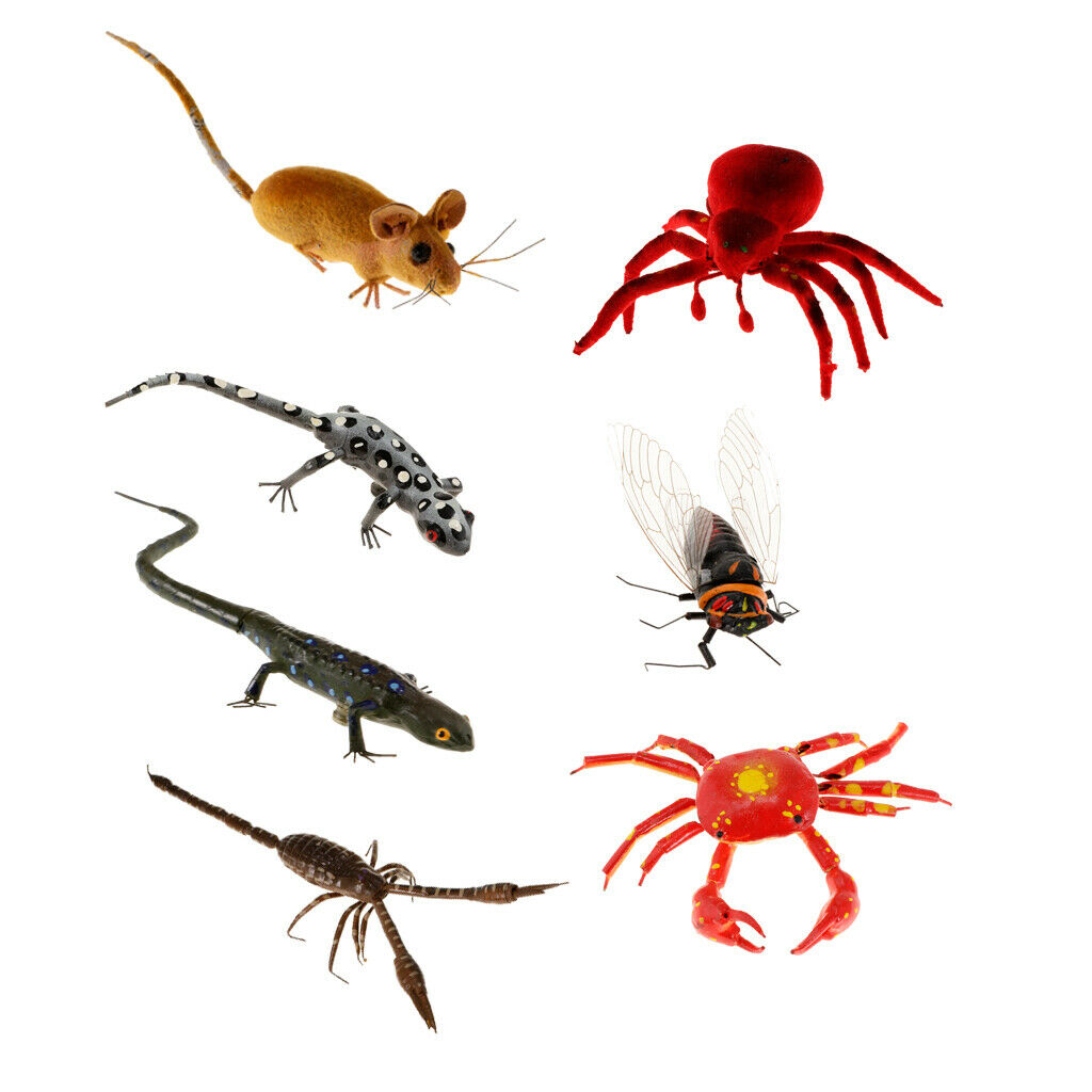 7Pieces Animal Toys Educational Resource High Simulation Reallistic Insects