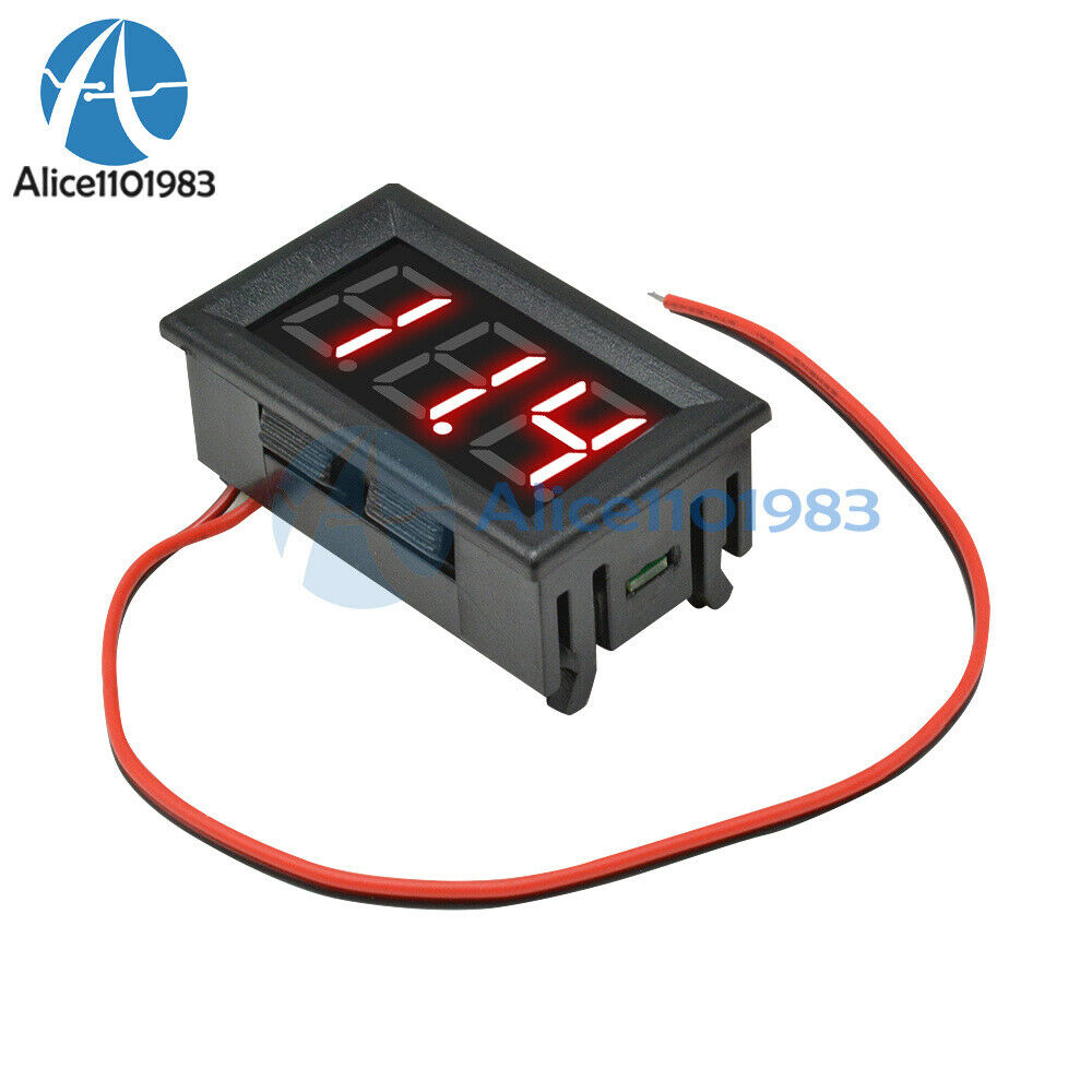 0.56"LED Red 2-Wire Voltmeter Digital Voltage AC70-500V Panel Volt Ammeter Meter