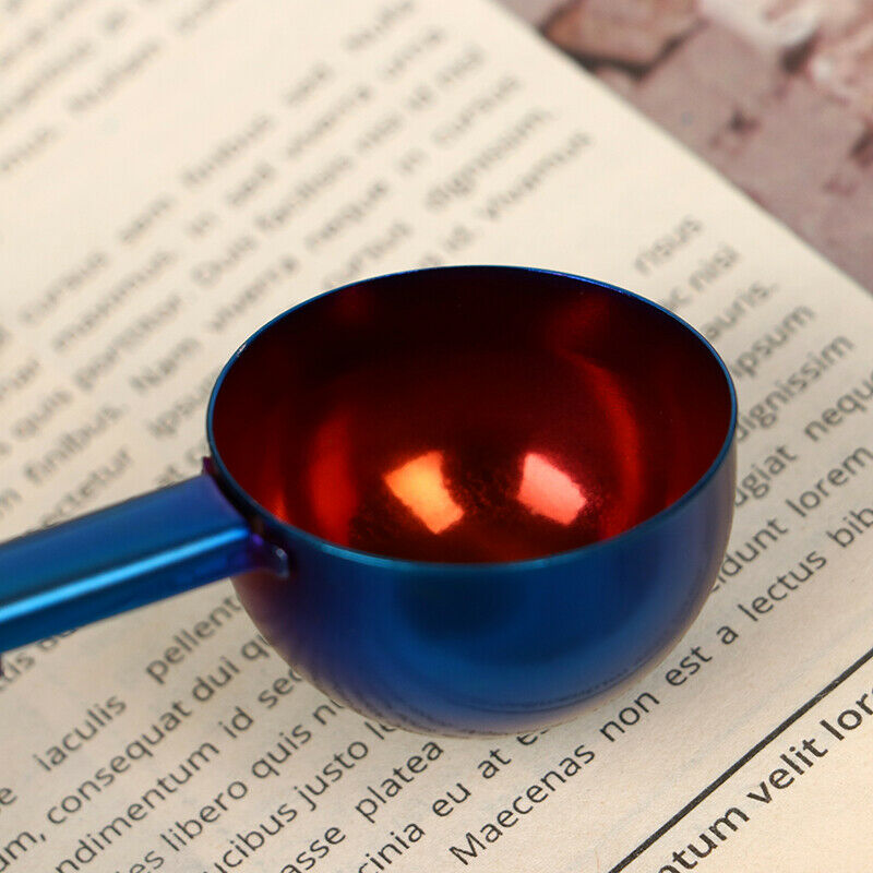 Coffee Spoon With Long Handle And Clip For Kitchen Milk Seasoning SealingBDAU
