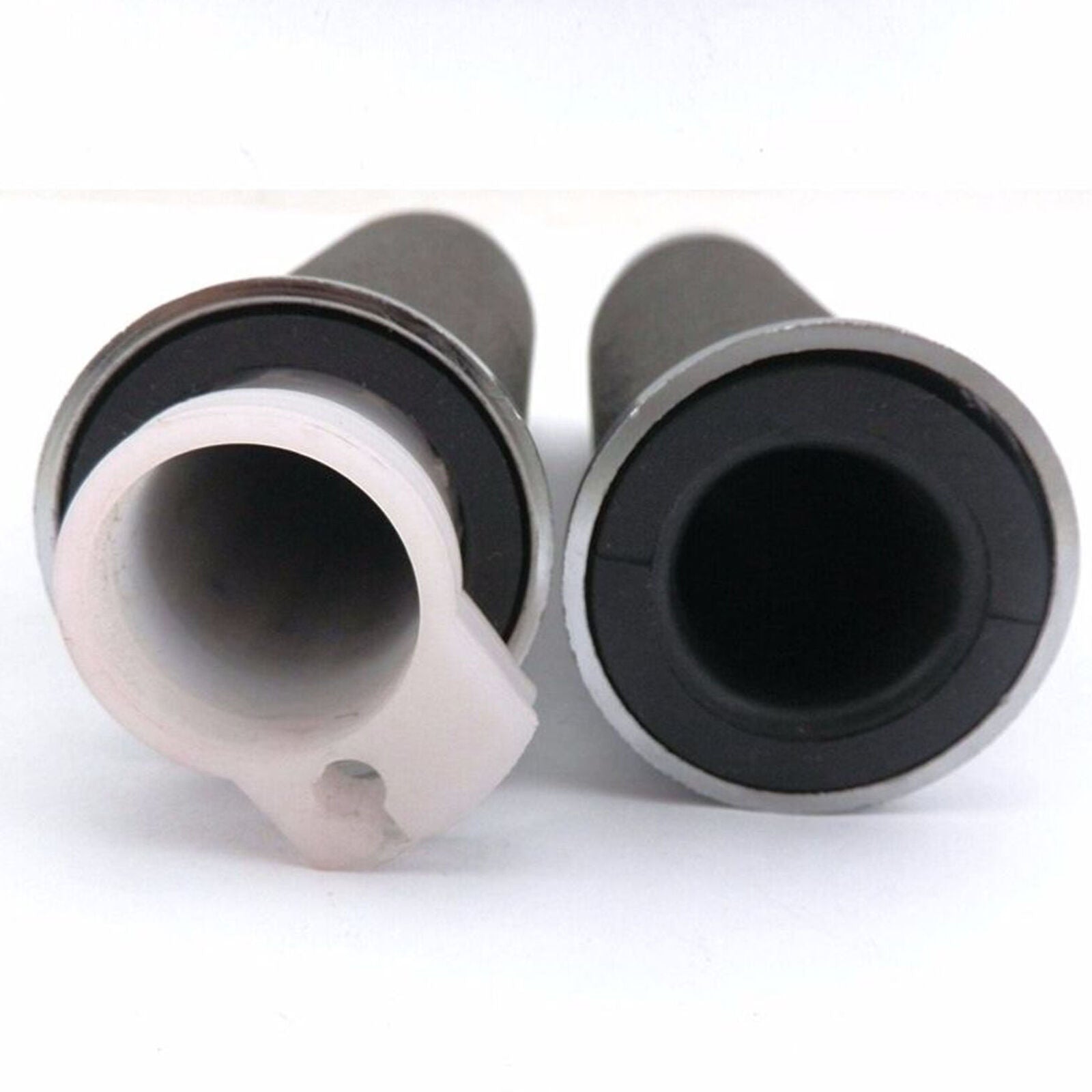 25mm Throttle Grips Black Chrome Grips Throttle For Retro Scooter BENZHOU ZNEN