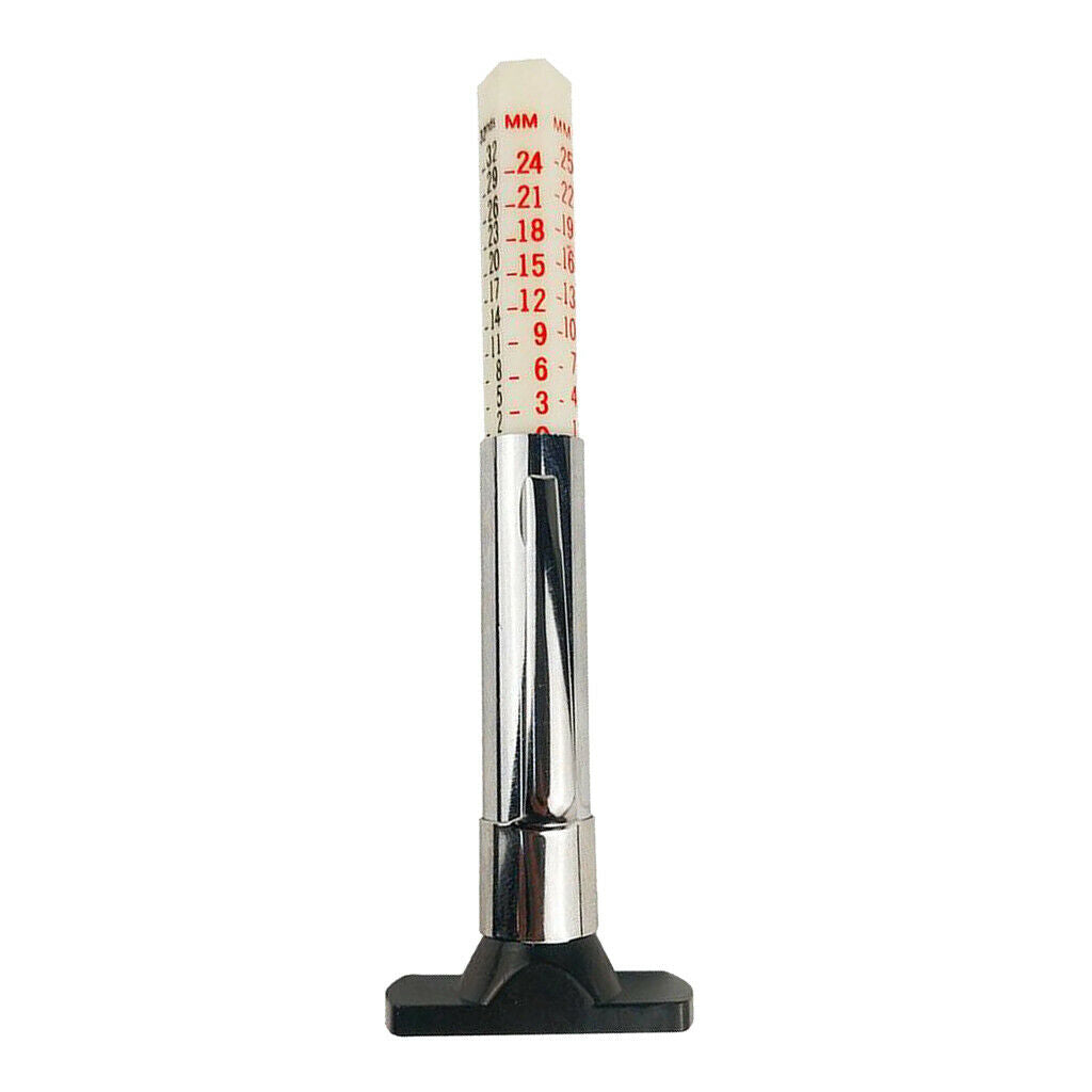 Tester Motor Car Bike Tire Tread Depth Gauge Metric Standard Measure 0-25mm