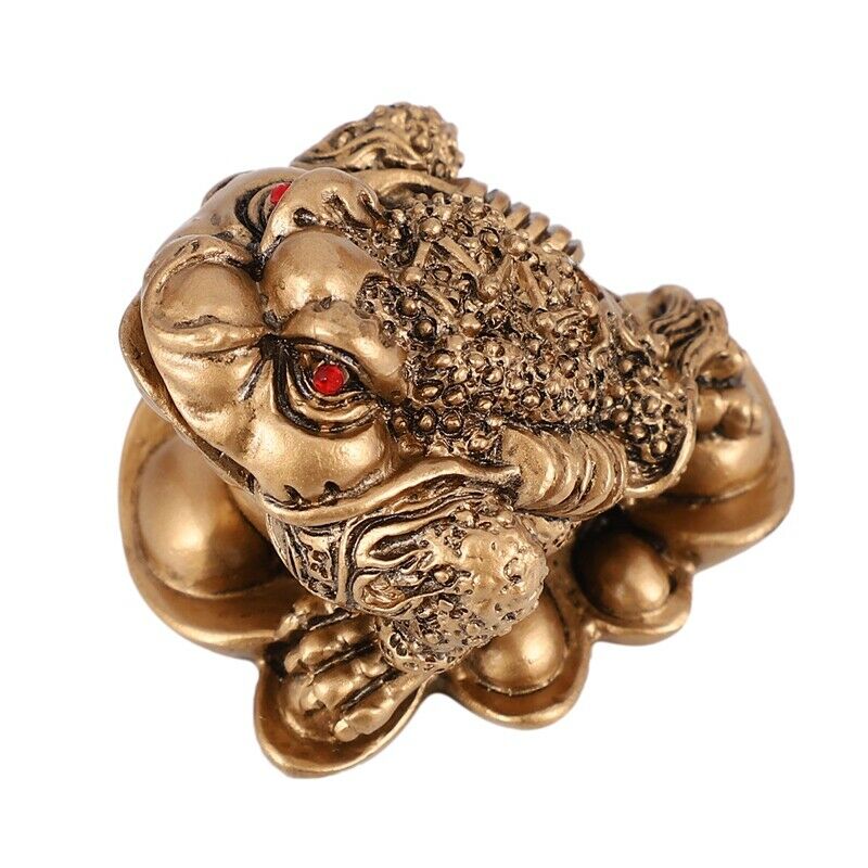 Chinese Feng Shui Money Lucky Fortune Wealth  Toad Coin Home Decoration Home OI3