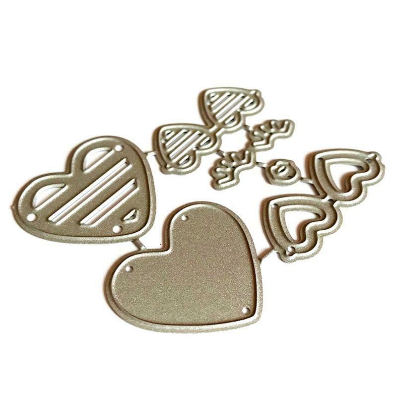 Love Eye Lashes Carbon Steel Cutting Dies DIY Scrapbooking Photo Album Embossing