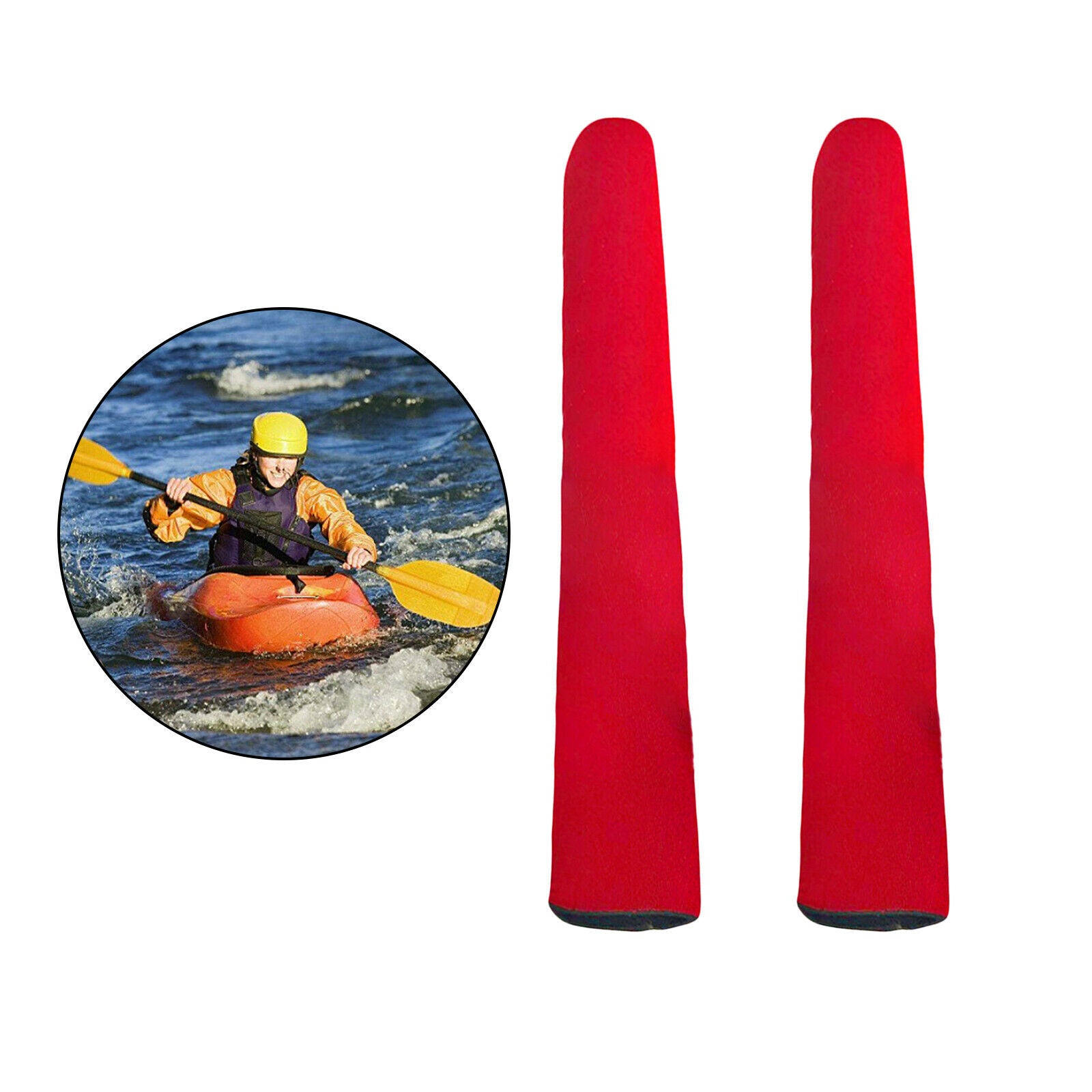 Kayak Grips 30cm 1Pair Neoprene Canoe Boat Grips Paddling Kayaking Red