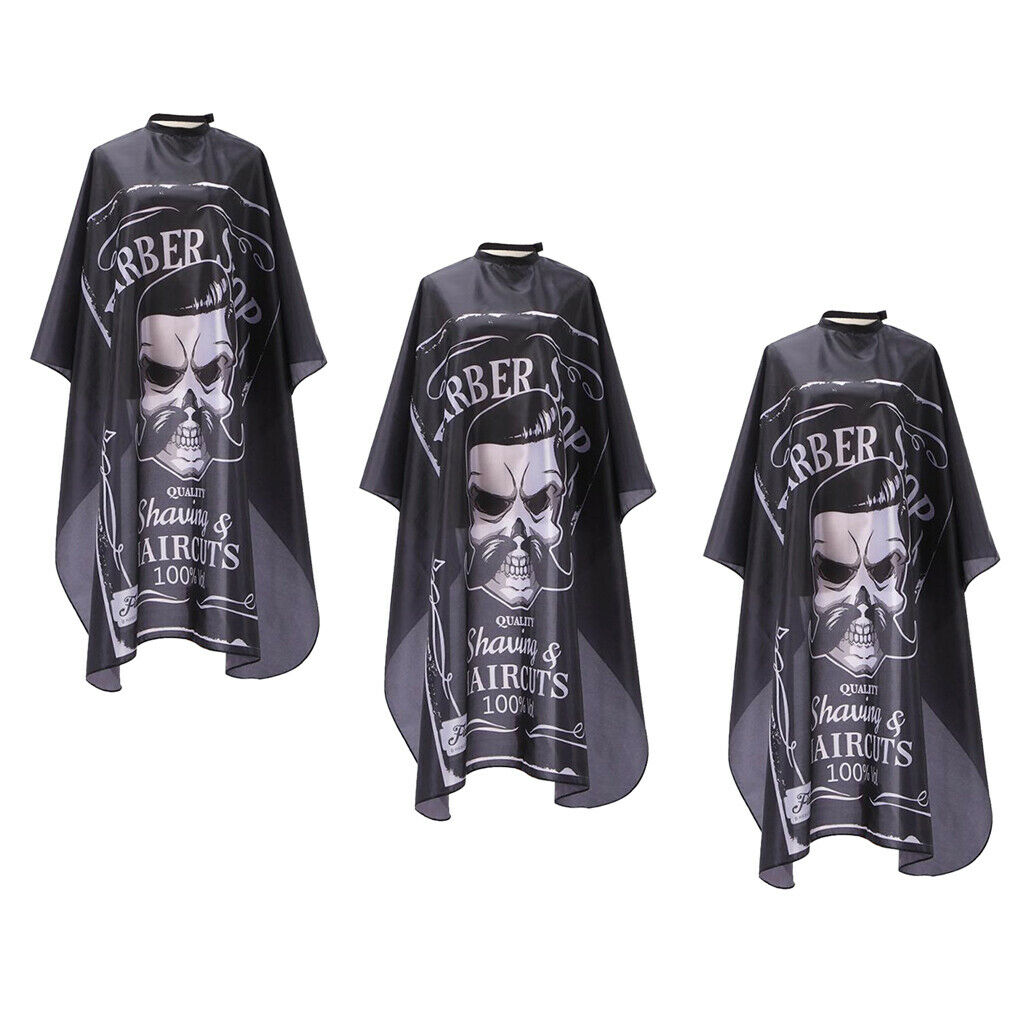 Wholesale 3x Barber Shop Cape Haircutting Gown Patterned Perming Aprons