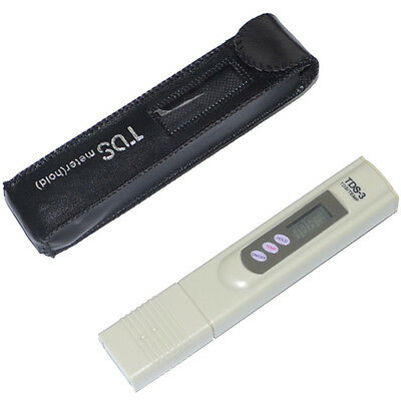 2 In 1 Digital Tds Meter Temperature Tester Pure Pool Fish/koi Pond 0-9990Ppm