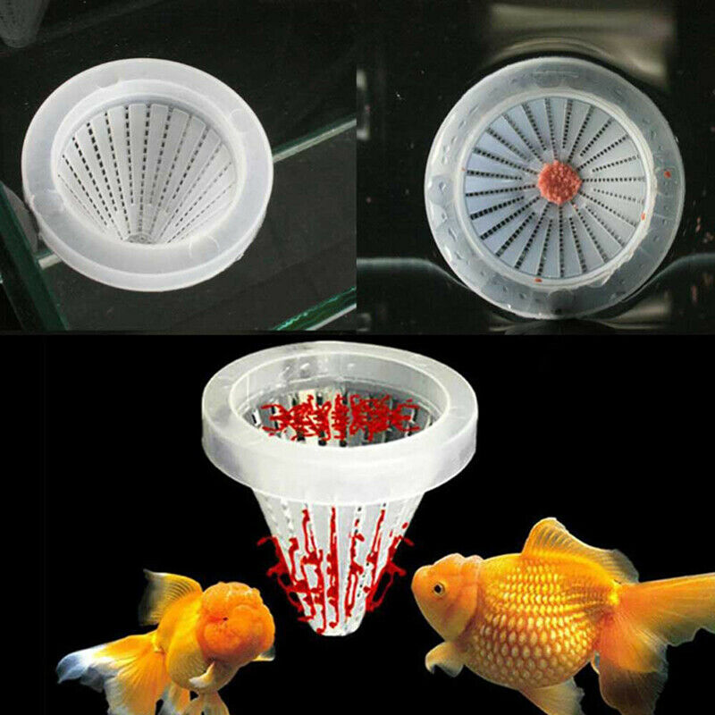 5Pc Aquarium Red Worm Cone Feeding Live Frozen Brine Shrimp Fish Feeding .l8