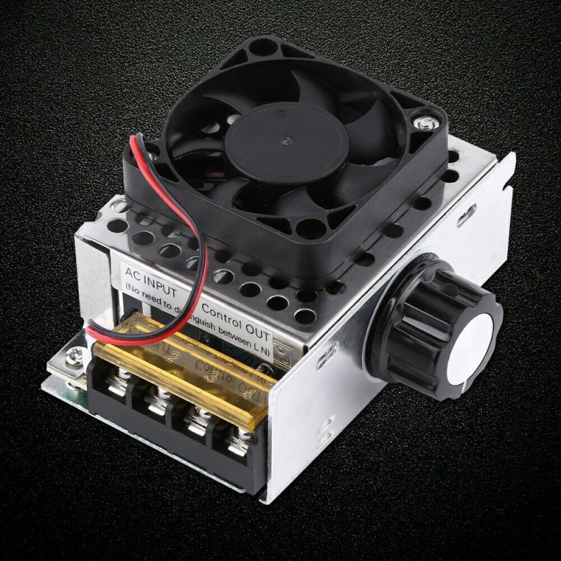 4000W Ac 110-220V Scr Motor Speed Controller Voltage Regulator Dimmer Thermostat