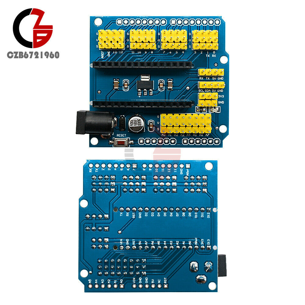 10PCS Arduino Nano I/O Expansion Shield V2.x/V3.x Pinboard Board Module