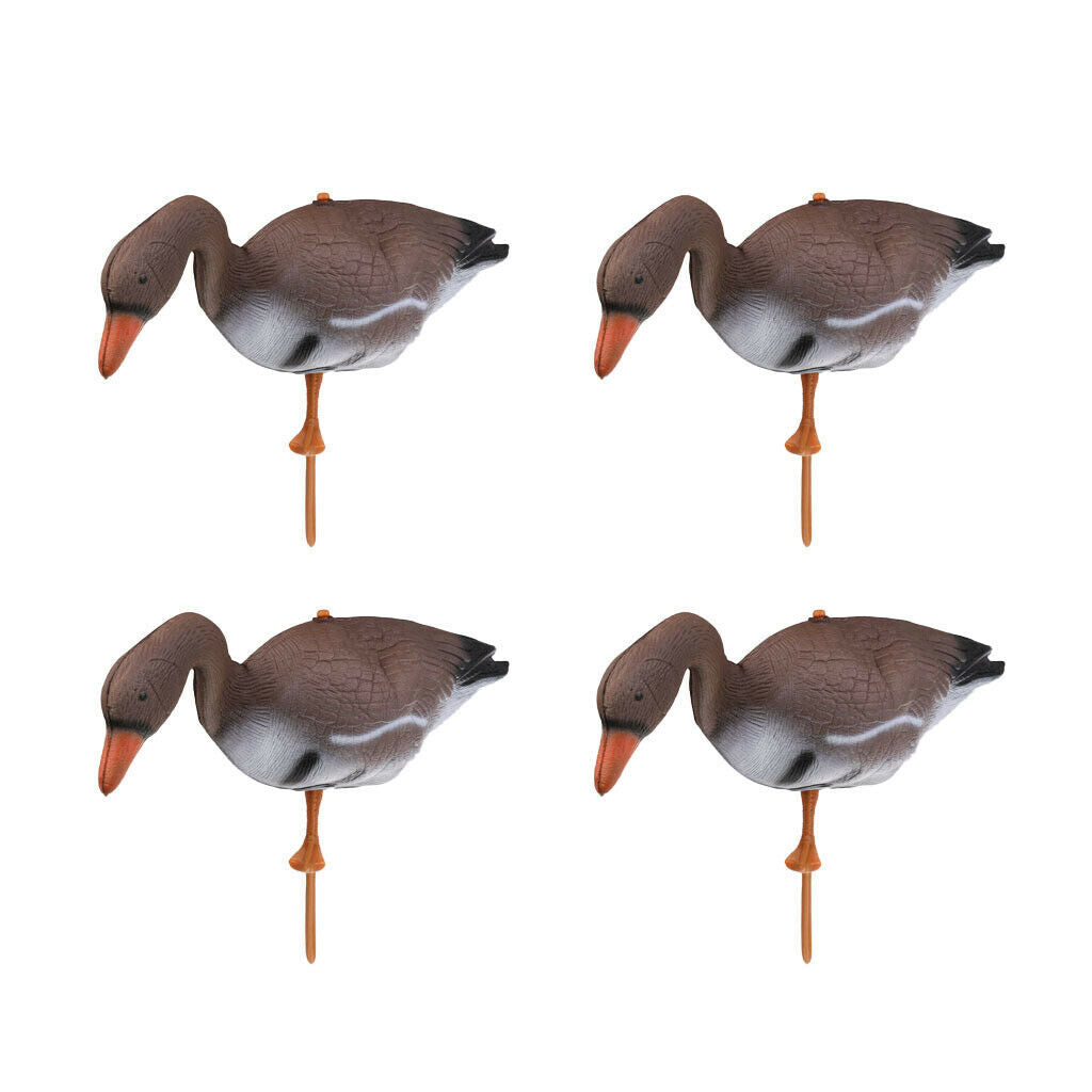 LifeSize Hunting Swan Decoy Pond Decor Floating Bird Garden Scarer Scarecrow,