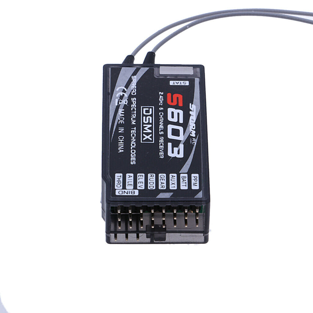 7CH 2.4Ghz S603 PPM Receiver for JR DSM-X DSM2 Transmitter Drone Accessory