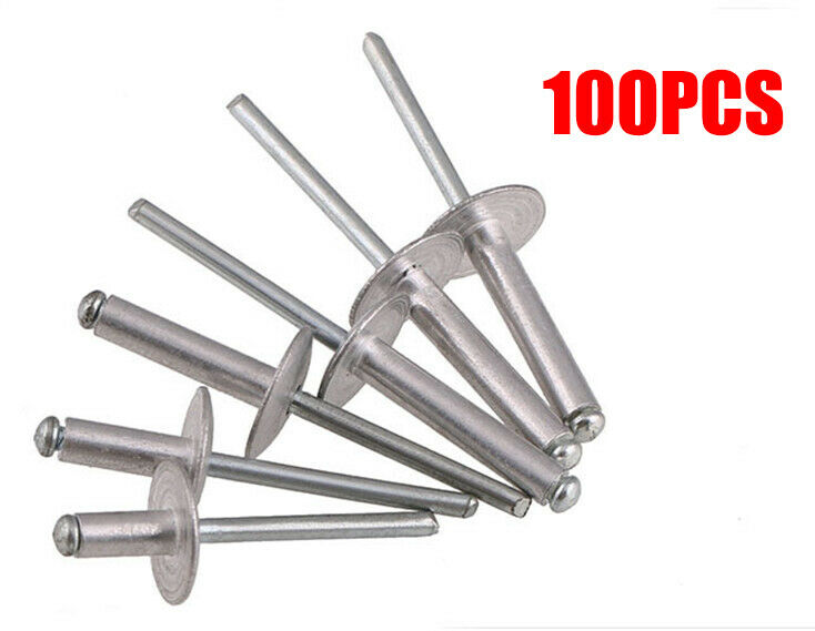 100Pcs Large Size Rivets For Caravans Trailers Furniture Plastic-framed Car Body