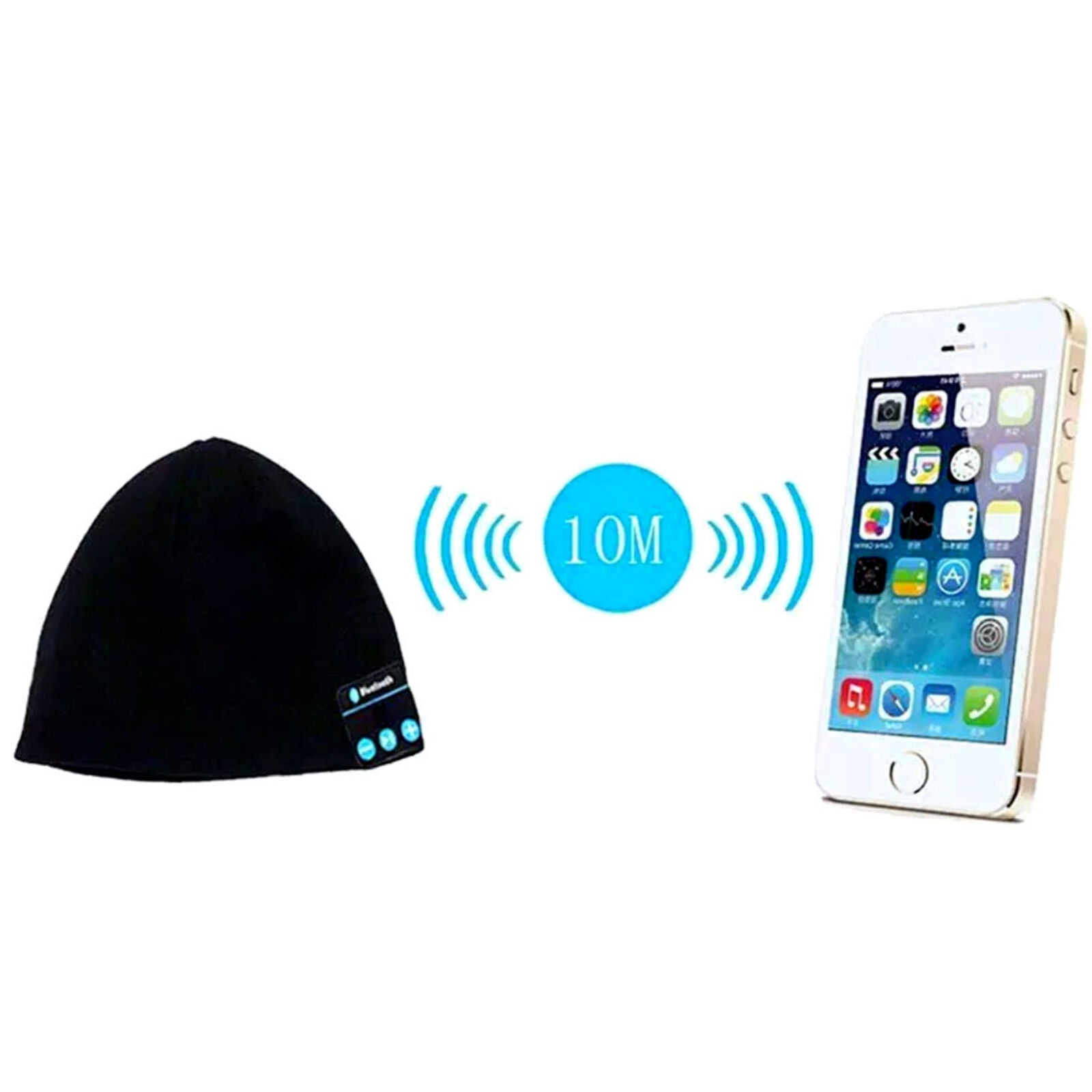 Wireless Bluetooth Smart Beanie Hat Handsfree Music Headphones Speaker
